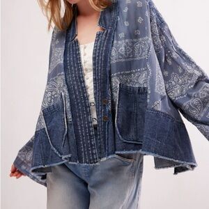 Free People Bandana Dreams Kimono